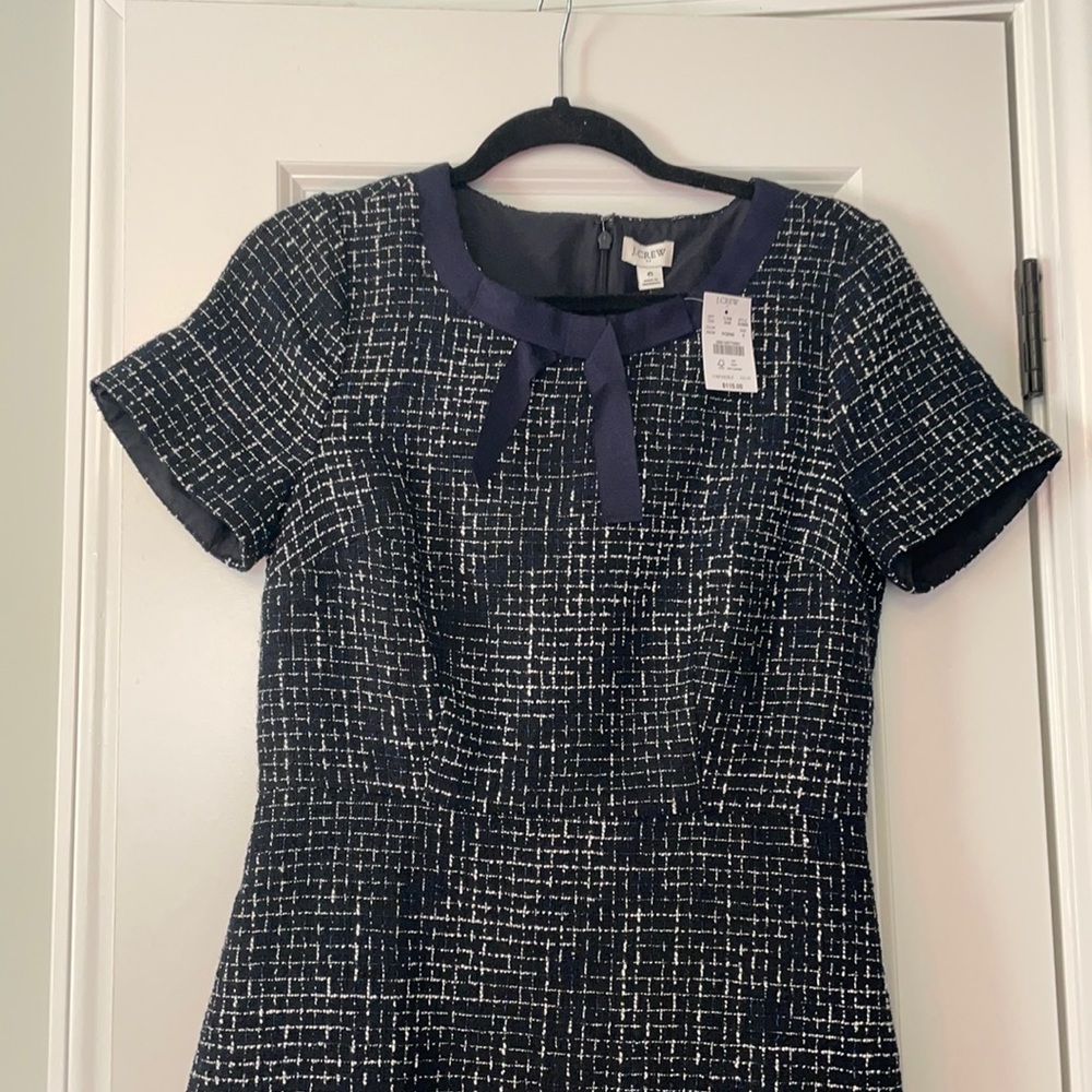 J crew tweed work dress